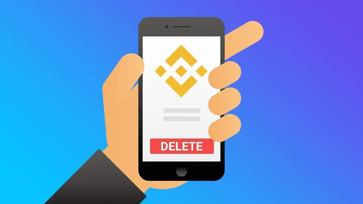 how to delete your binance account